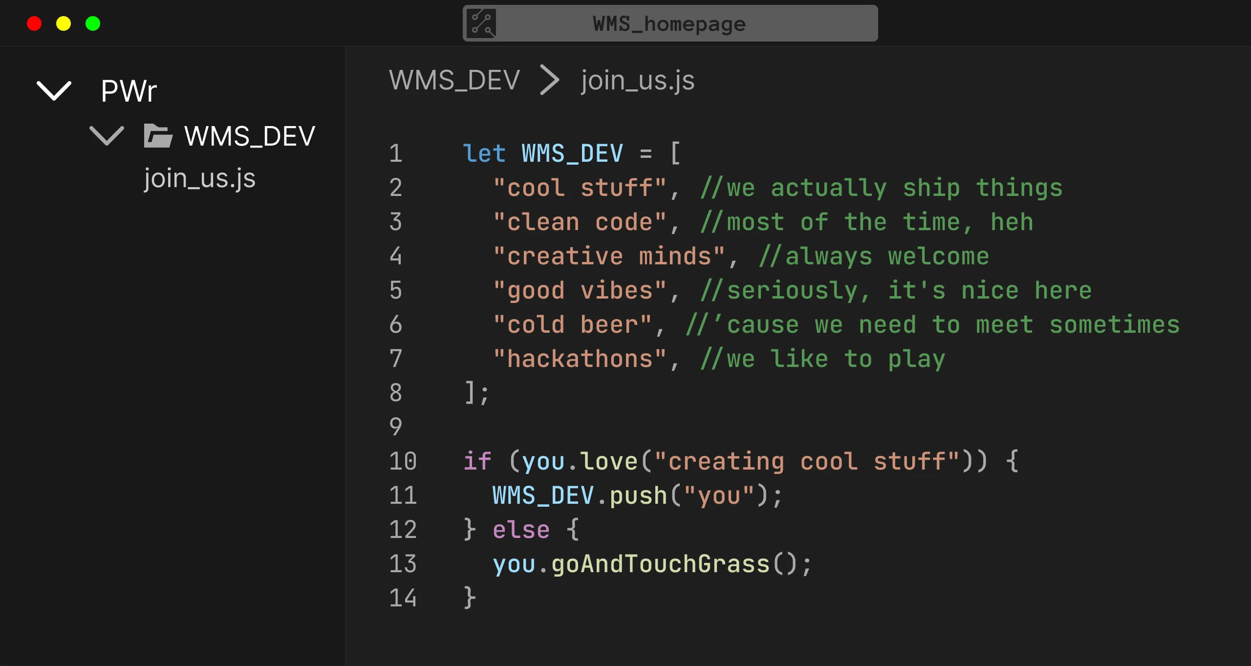 some good stuff code
